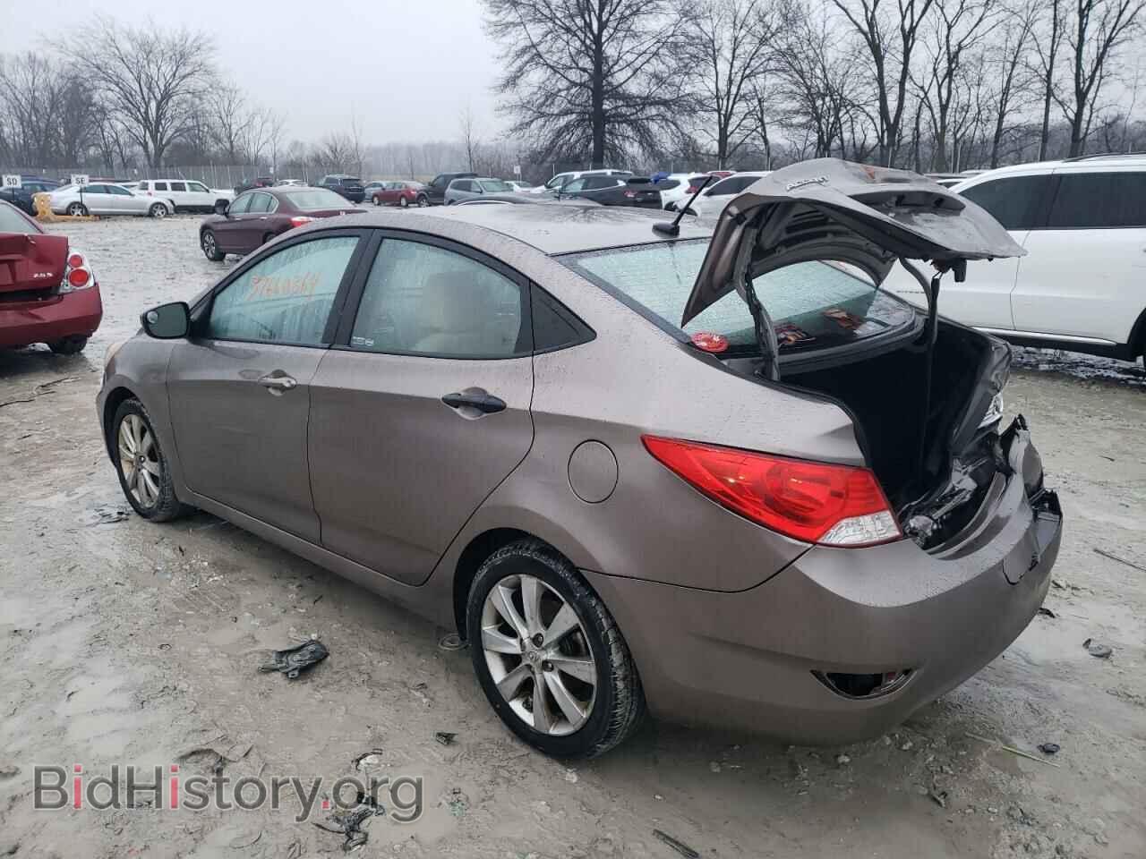2012 HYUNDAI ACCENT - VIN: KMHCU4AE0CU213686 - Фото 2
