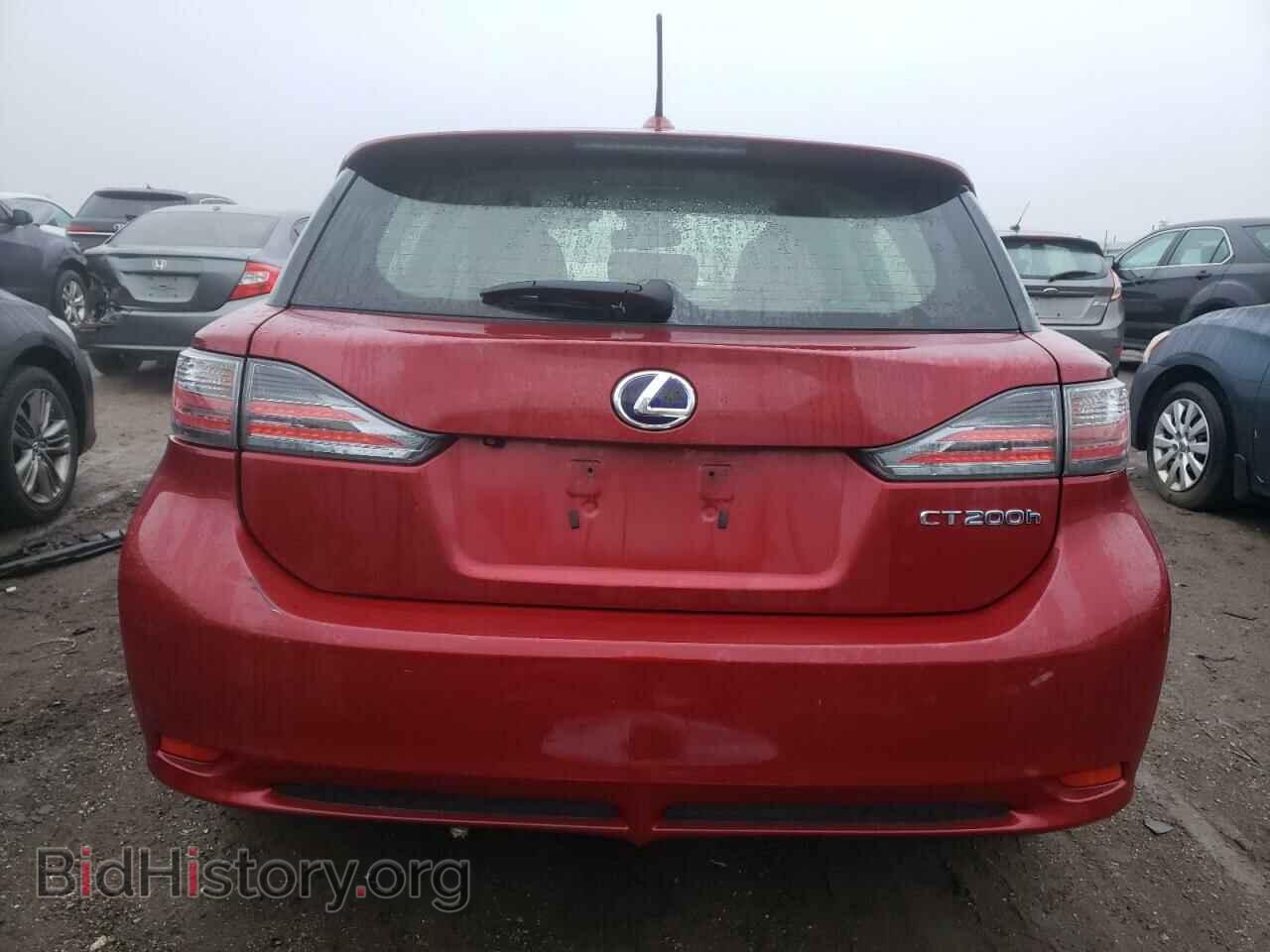 2012 LEXUS CT 200 - VIN: JTHKD5BH5C2115522 - Фото 6