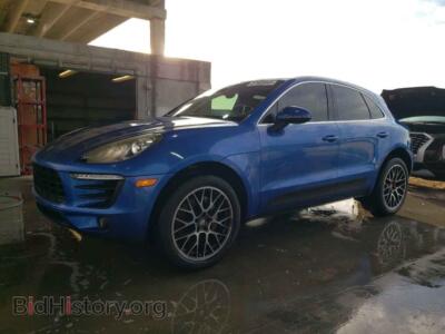 2016 Porsche MACAN Macan S, синий — VIN WP1AB2A59GLB54850, Copart