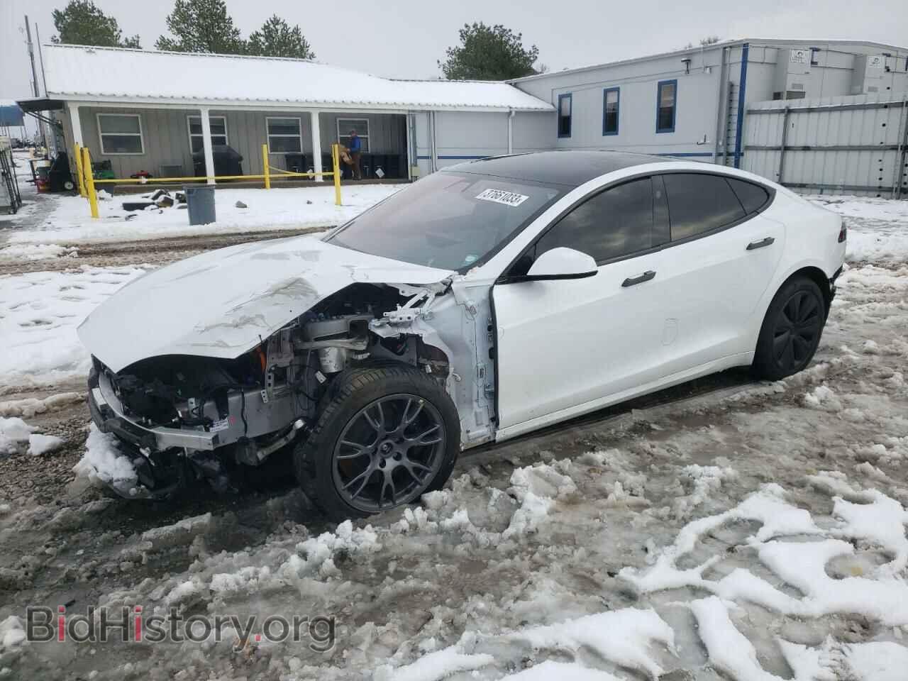 Photo 5YJSA1E50MF440369 - TESLA MODEL S 2021