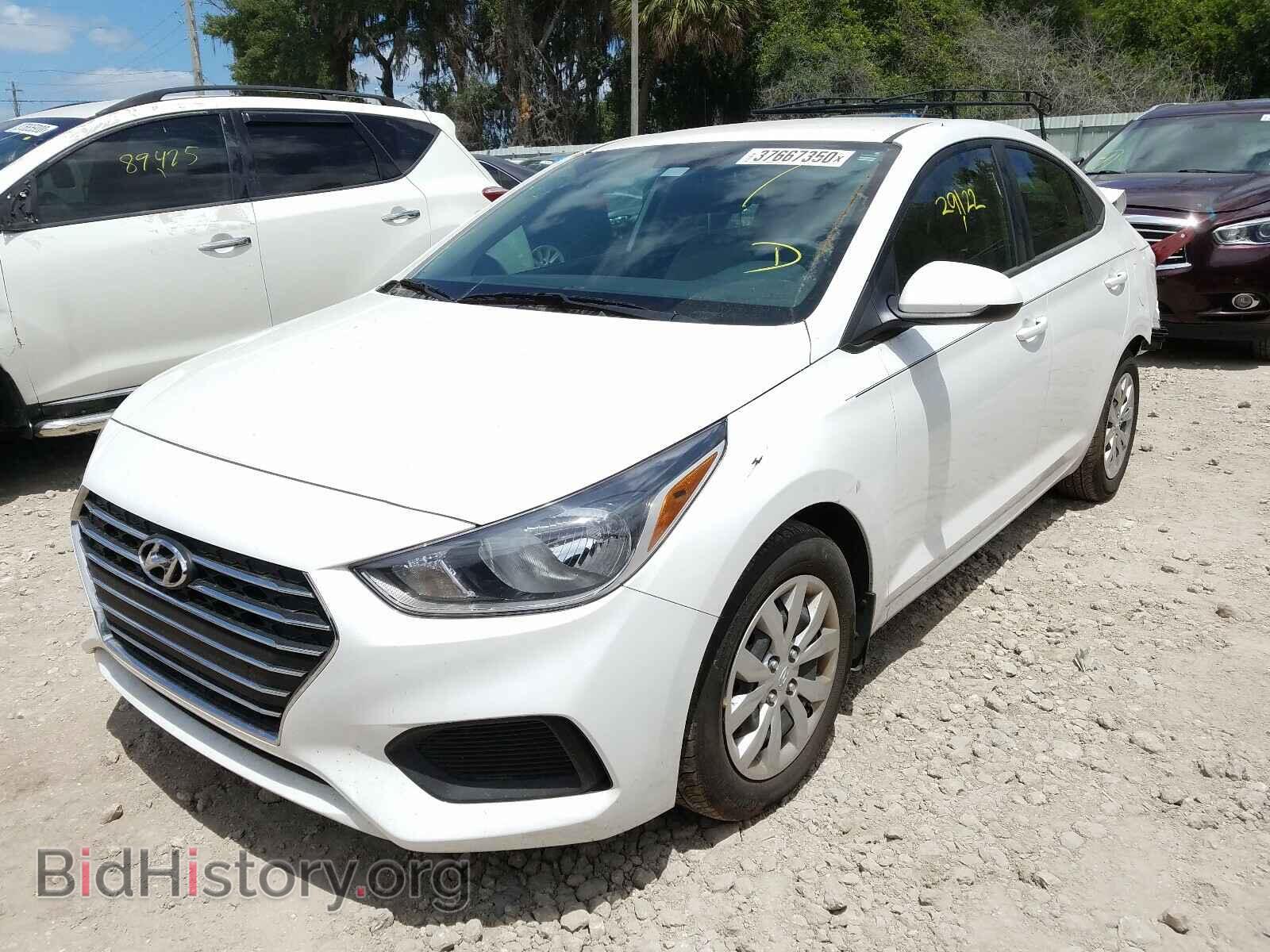 2019 HYUNDAI ACCENT - VIN: 3KPC24A31KE088414 - Фото 2