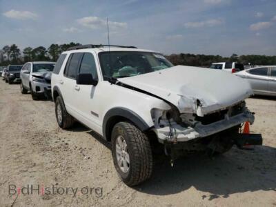 2007 Ford EXPLORER Explorer X, белый — VIN 1FMEU63E47UA34204, Copart