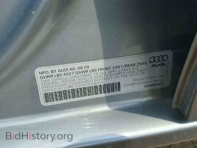 2010 AUDI A4 - VIN: WAUBFAFL9AN018853 - Фото 10