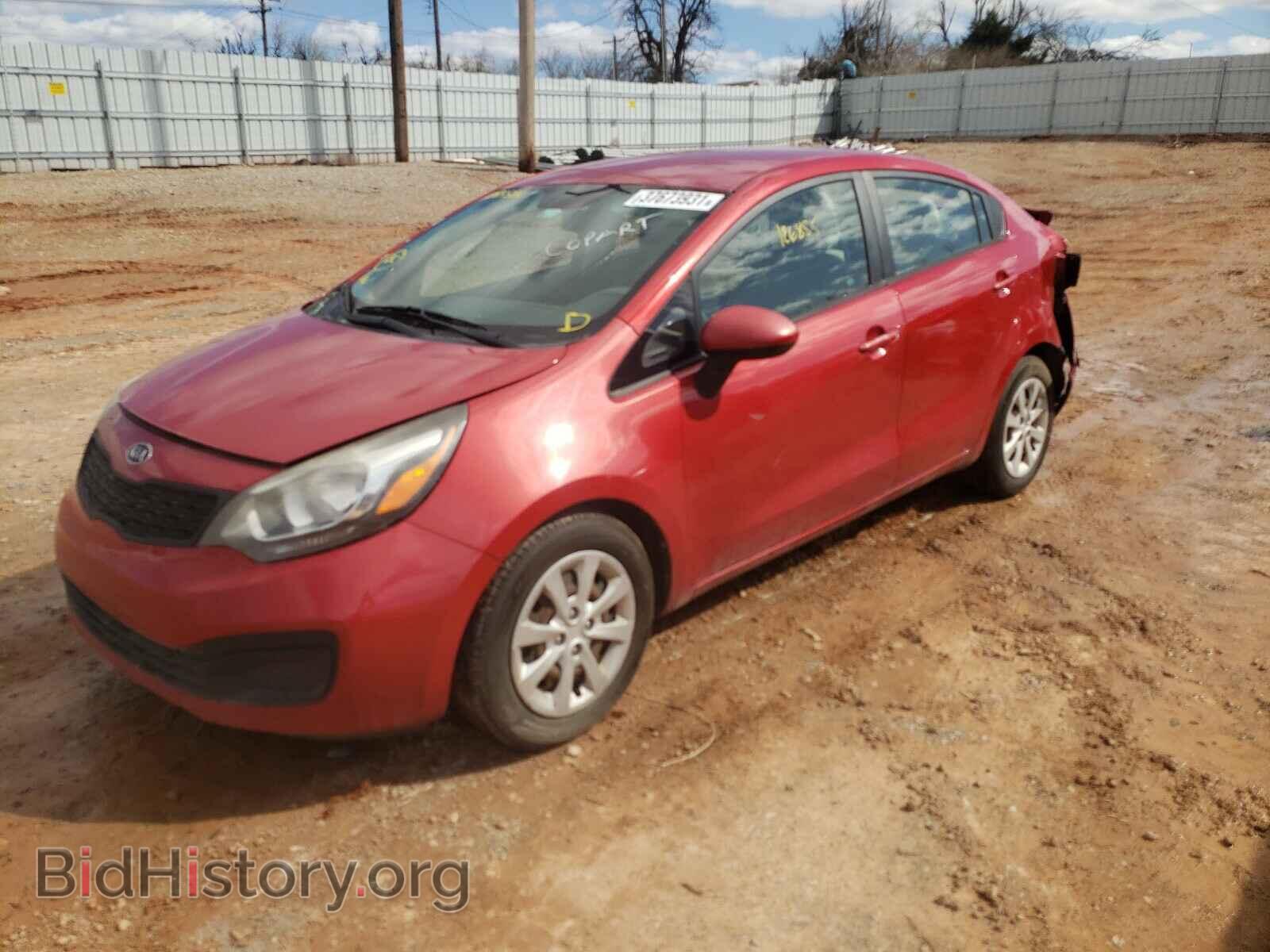 2012 KIA RIO - VIN: KNADM4A36C6084586 - Фото 2