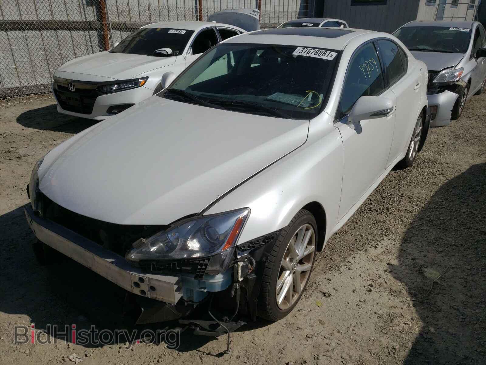 2012 LEXUS IS - VIN: JTHBF5C27C5180827 - Фото 2