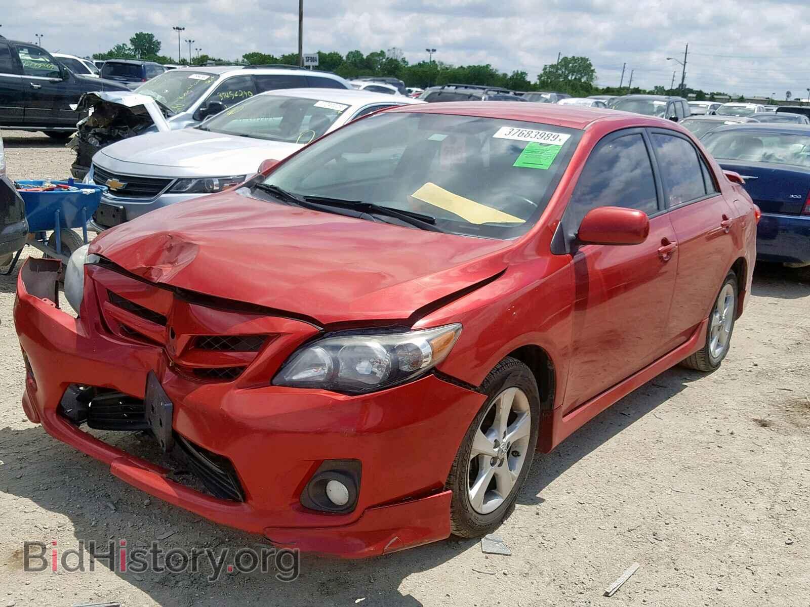 2011 TOYOTA COROLLA BA - VIN: 2T1BU4EEXBC696352 - Фото 2
