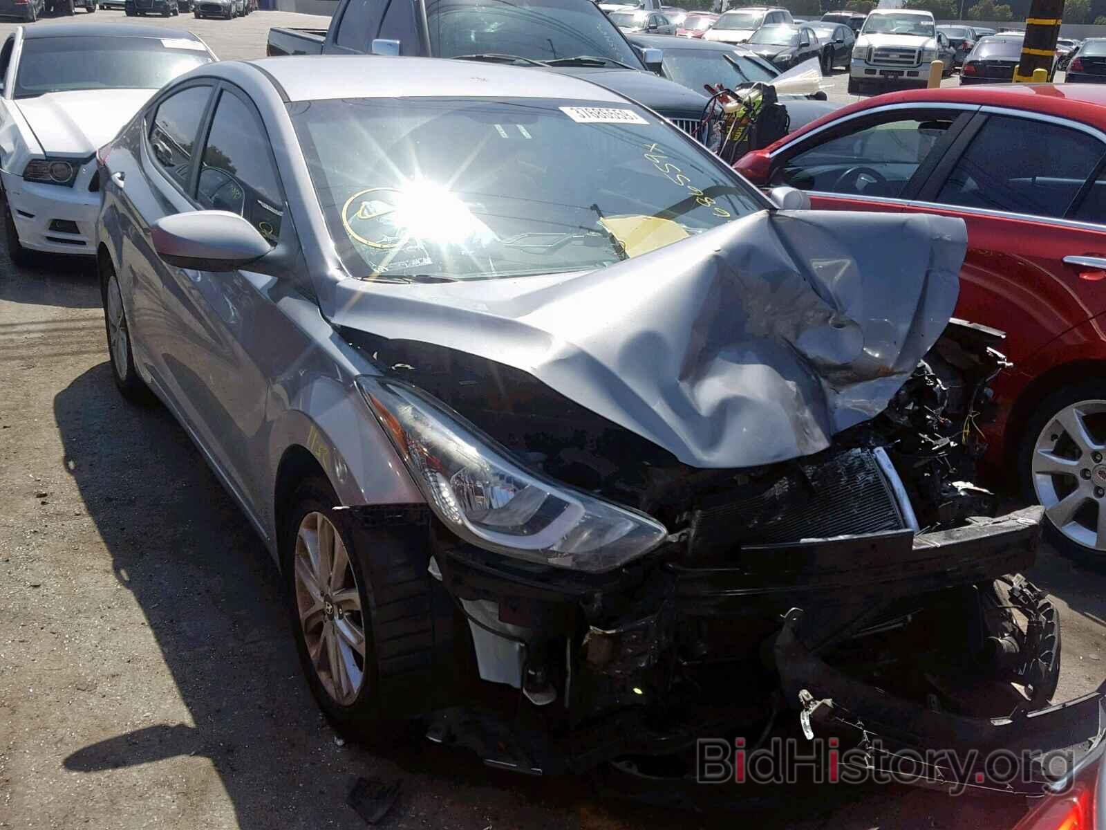 Photo KMHDH4AEXEU156604 - HYUNDAI ELANTRA 2014