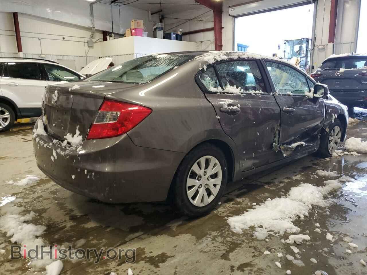 2012 HONDA CIVIC - VIN: 19XFB2F52CE077239 - Фото 3