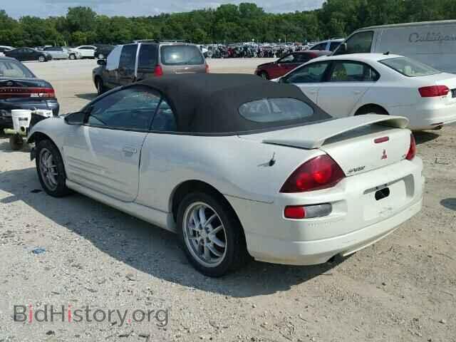 2001 MITSUBISHI ECLIPSE - VIN: 4A3AE85H31E183916 - Фото 3
