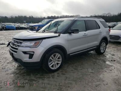 2018 Ford EXPLORER Explorer X, silver — VIN 1FM5K8D84JGB94180, Copart