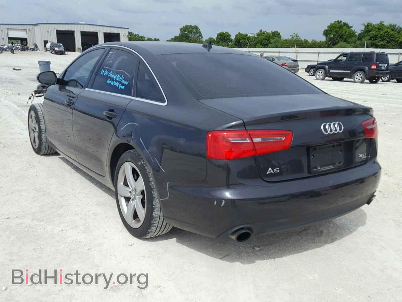 2012 AUDI A6 - VIN: WAUGGAFC3CN160377 - Фото 3