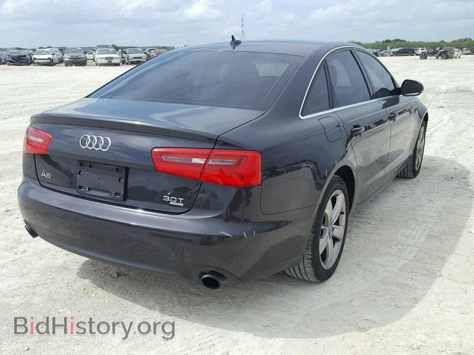 2012 AUDI A6 - VIN: WAUGGAFC3CN160377 - Фото 4