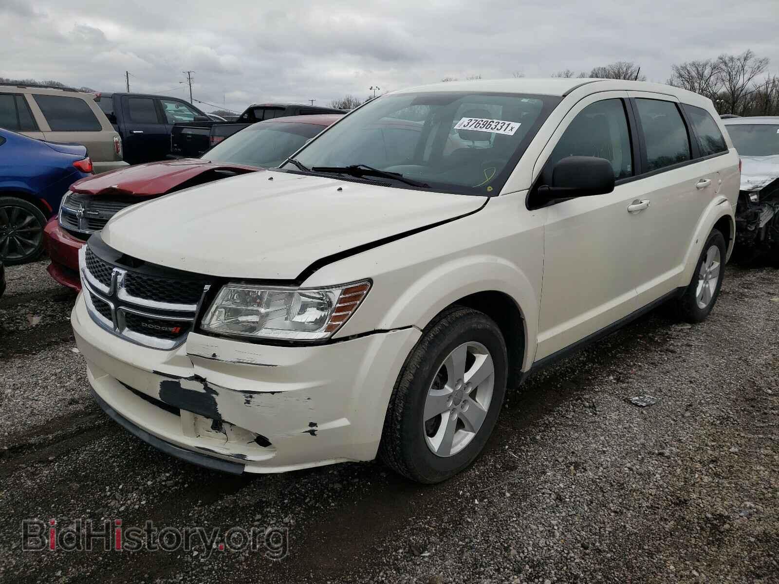 2013 DODGE JOURNEY - VIN: 3C4PDCAB5DT557760 - Фото 2