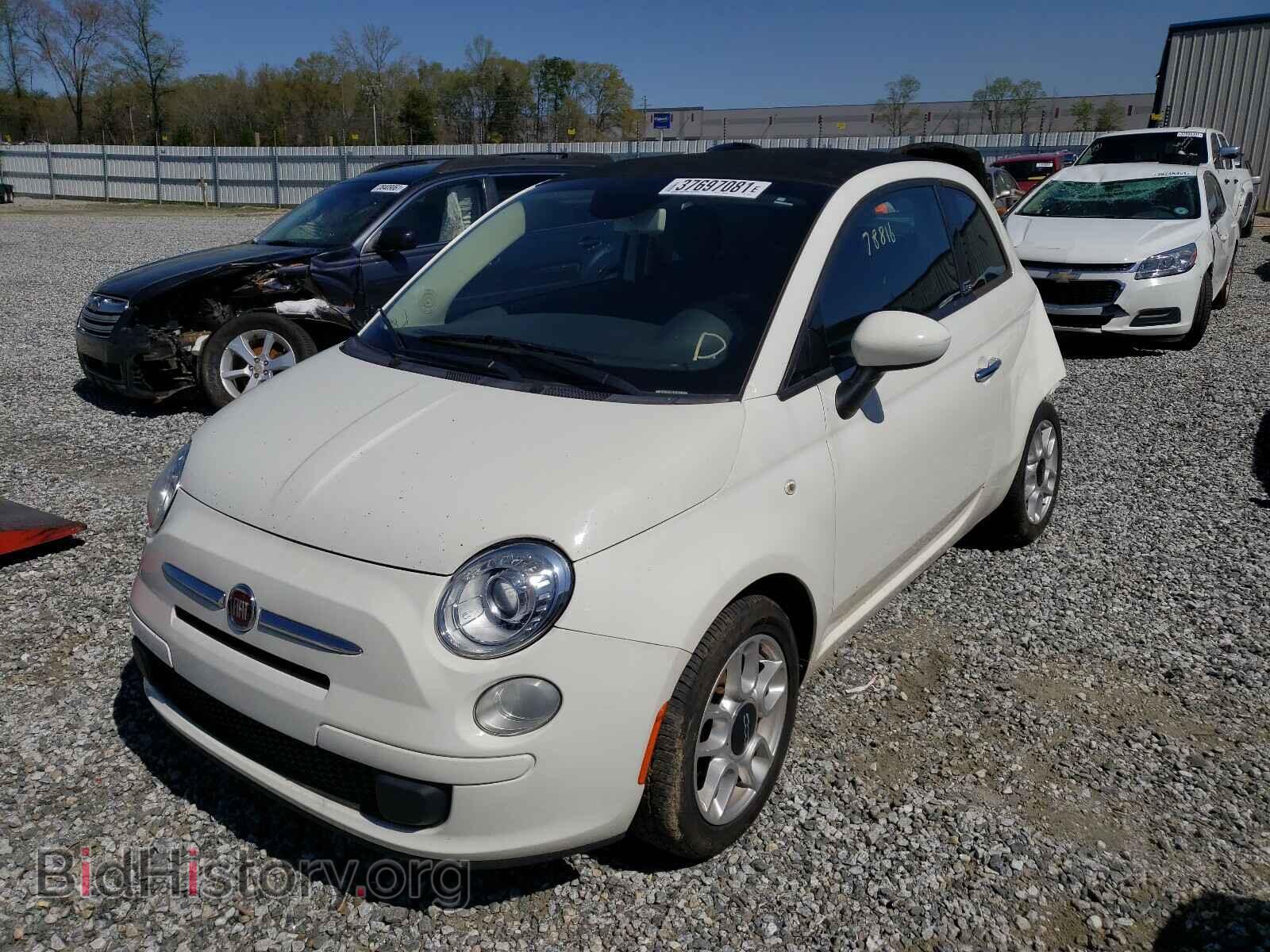 2012 FIAT 500 - VIN: 3C3CFFDR7CT310360 - Фото 2