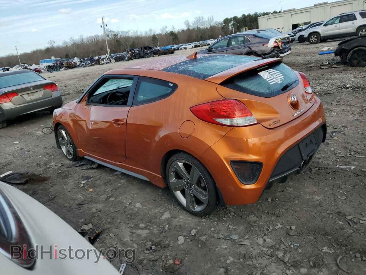 2013 HYUNDAI VELOSTER - VIN: KMHTC6AE4DU168042 - Фото 2