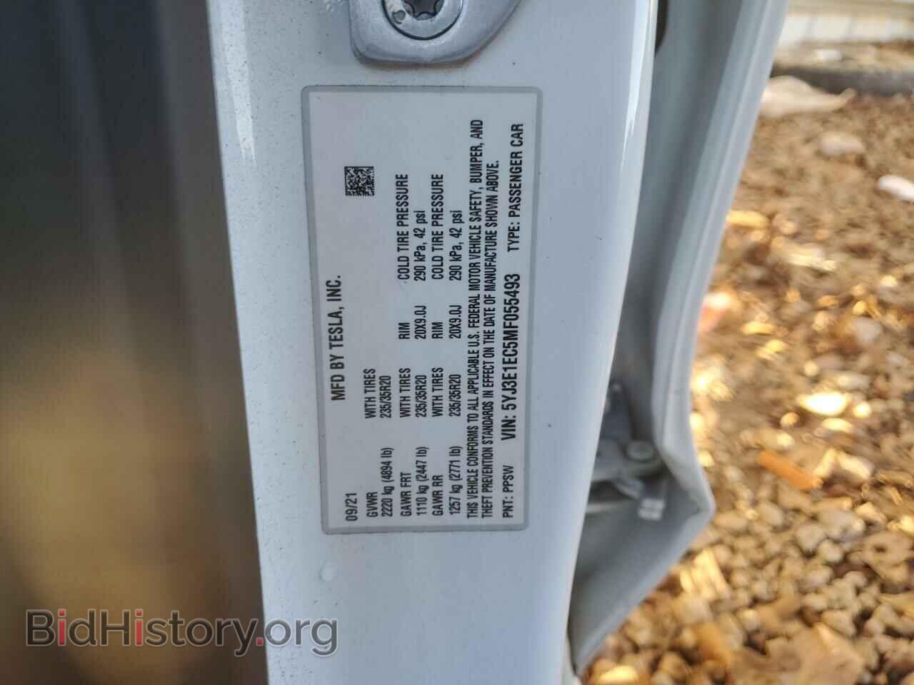 2021 TESLA MODEL 3 - VIN: 5YJ3E1EC5MF055493 - Photo 12