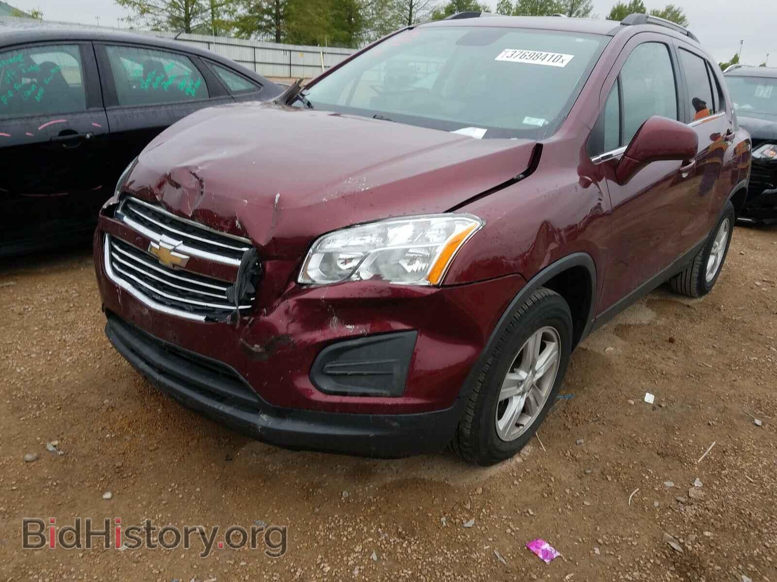2016 CHEVROLET TRAX - VIN: 3GNCJPSB0GL253700 - Фото 2