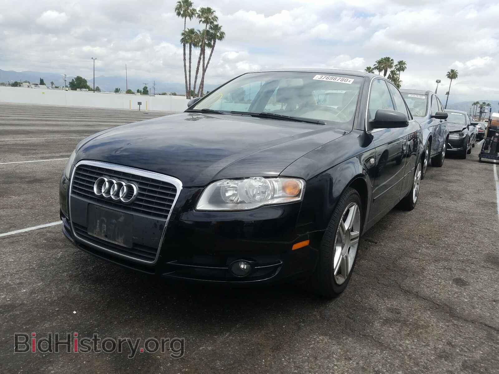 2007 AUDI A4 - VIN: WAUAF78E67A052097 - Фото 2