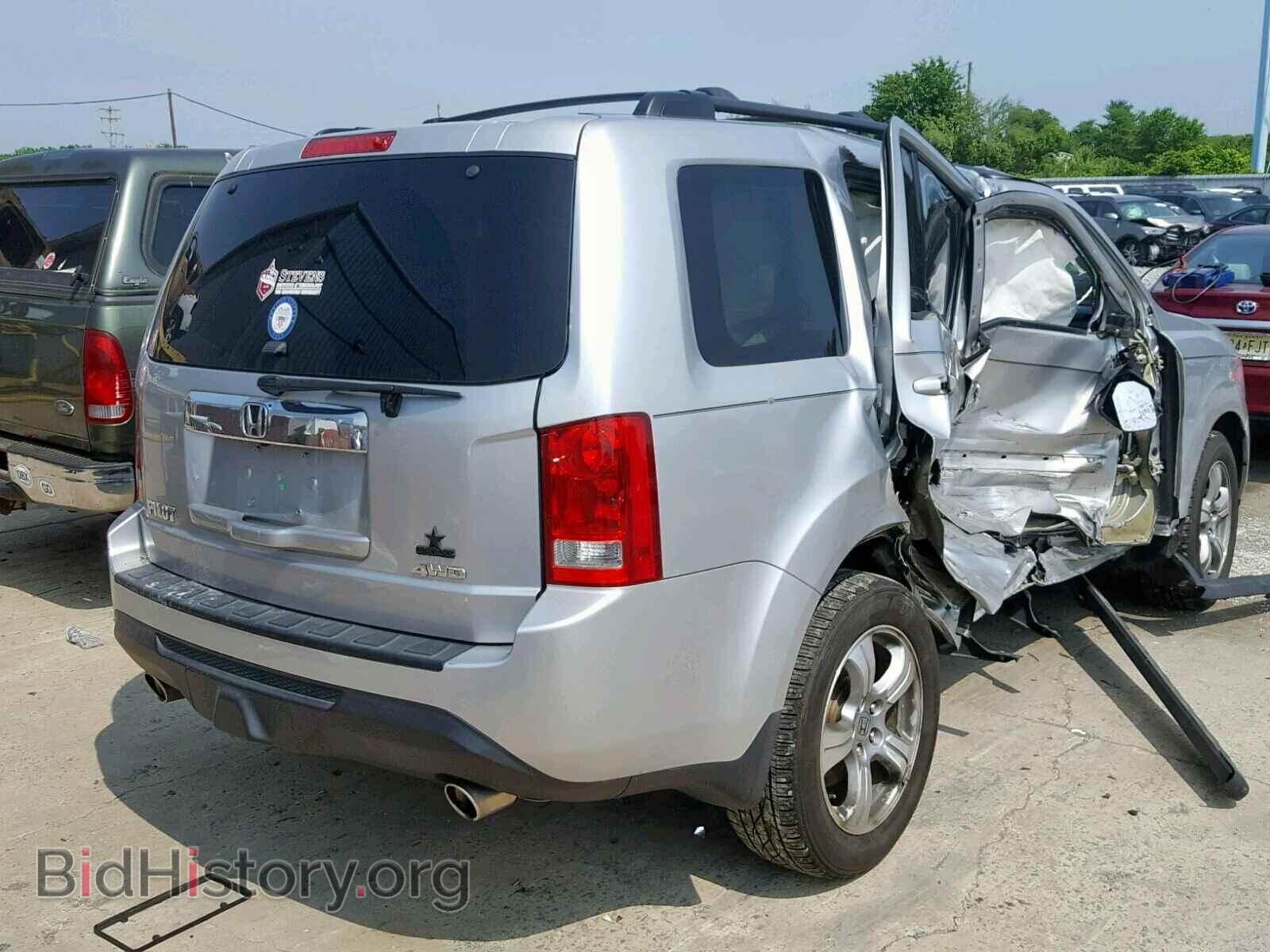 2014 HONDA PILOT EXL - VIN: 5FNYF4H52EB020137 - Фото 4