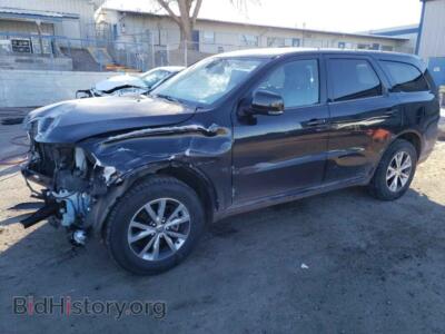 2016 Dodge DURANGO Limited, черный — VIN 1C4RDJDG2GC341076, Copart