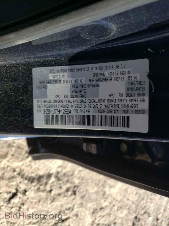 2017 MAZDA 3 - VIN: 3MZBN1U77HM123534 - Фото 10