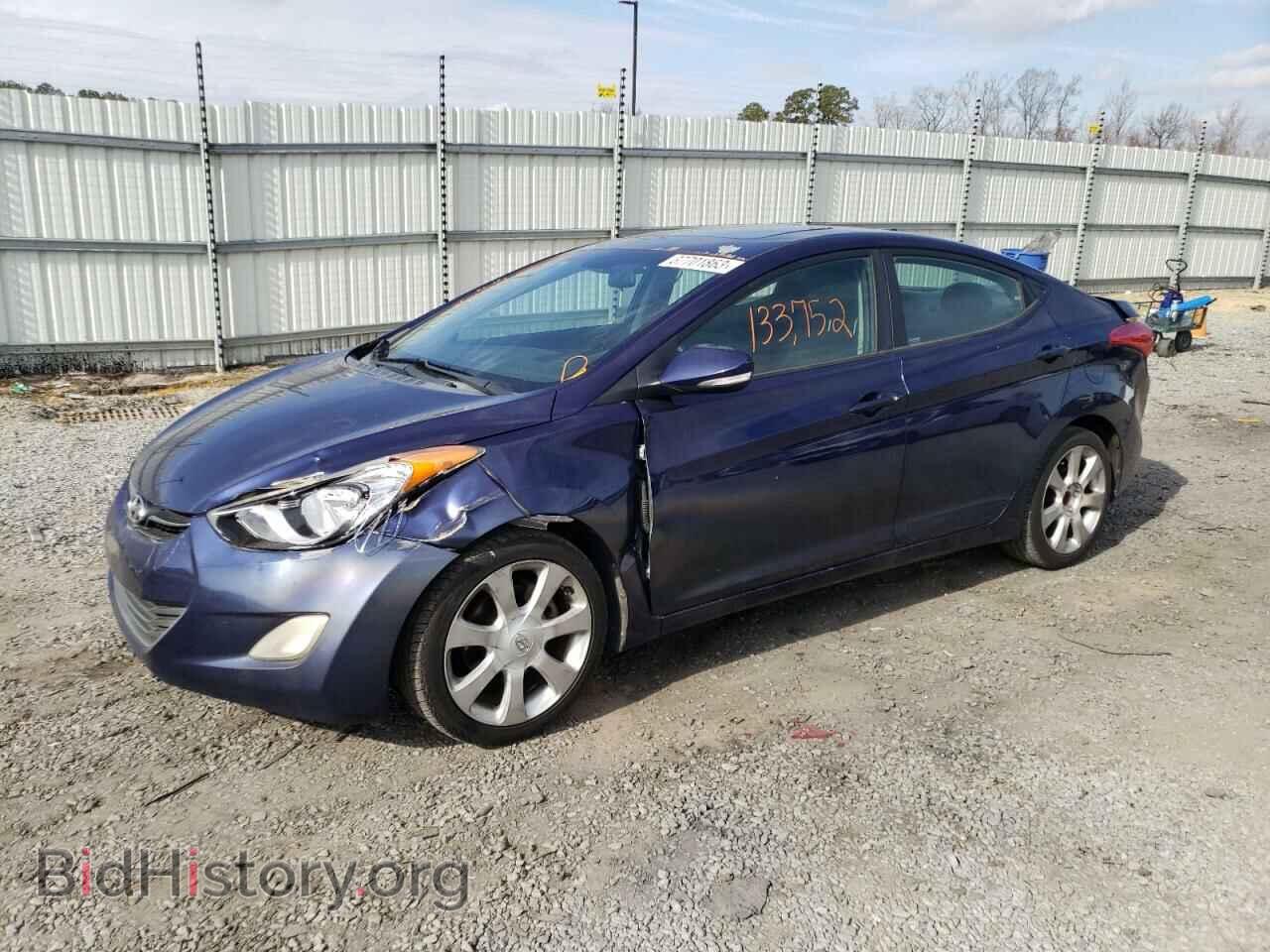 Photo 5NPDH4AEXCH081589 - HYUNDAI ELANTRA 2012