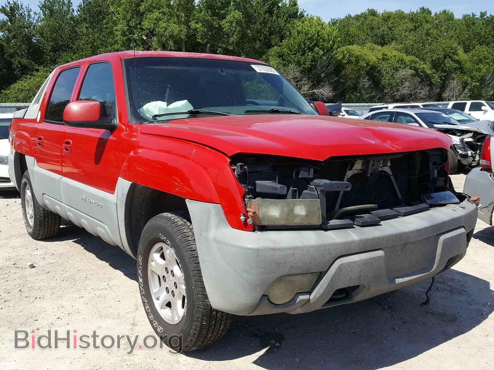 Фотография 3GNEK13T22G196587 - CHEVROLET AVALANCHE 2002