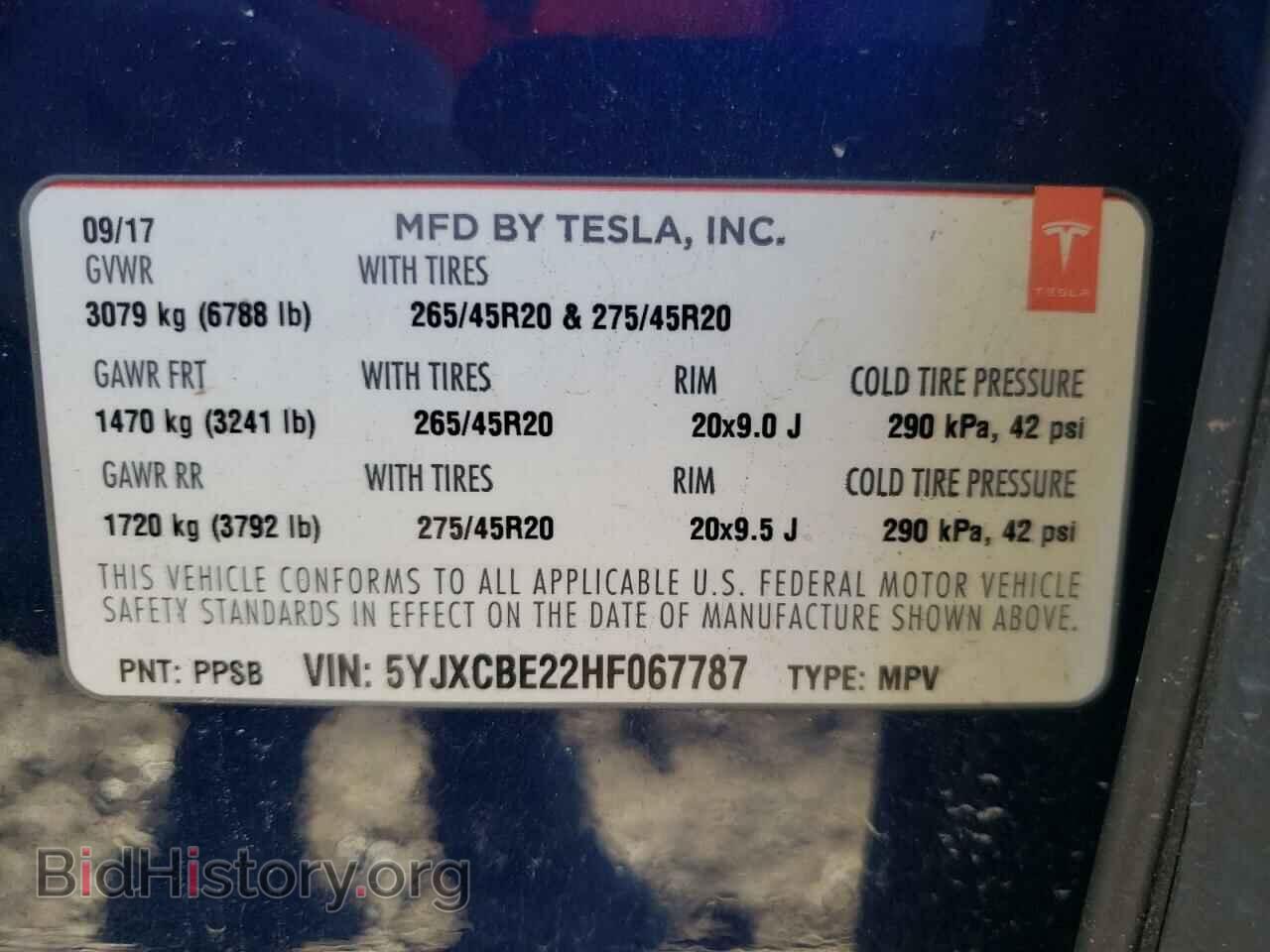 2017 TESLA MODEL X - VIN: 5YJXCBE22HF067787 - Photo 13