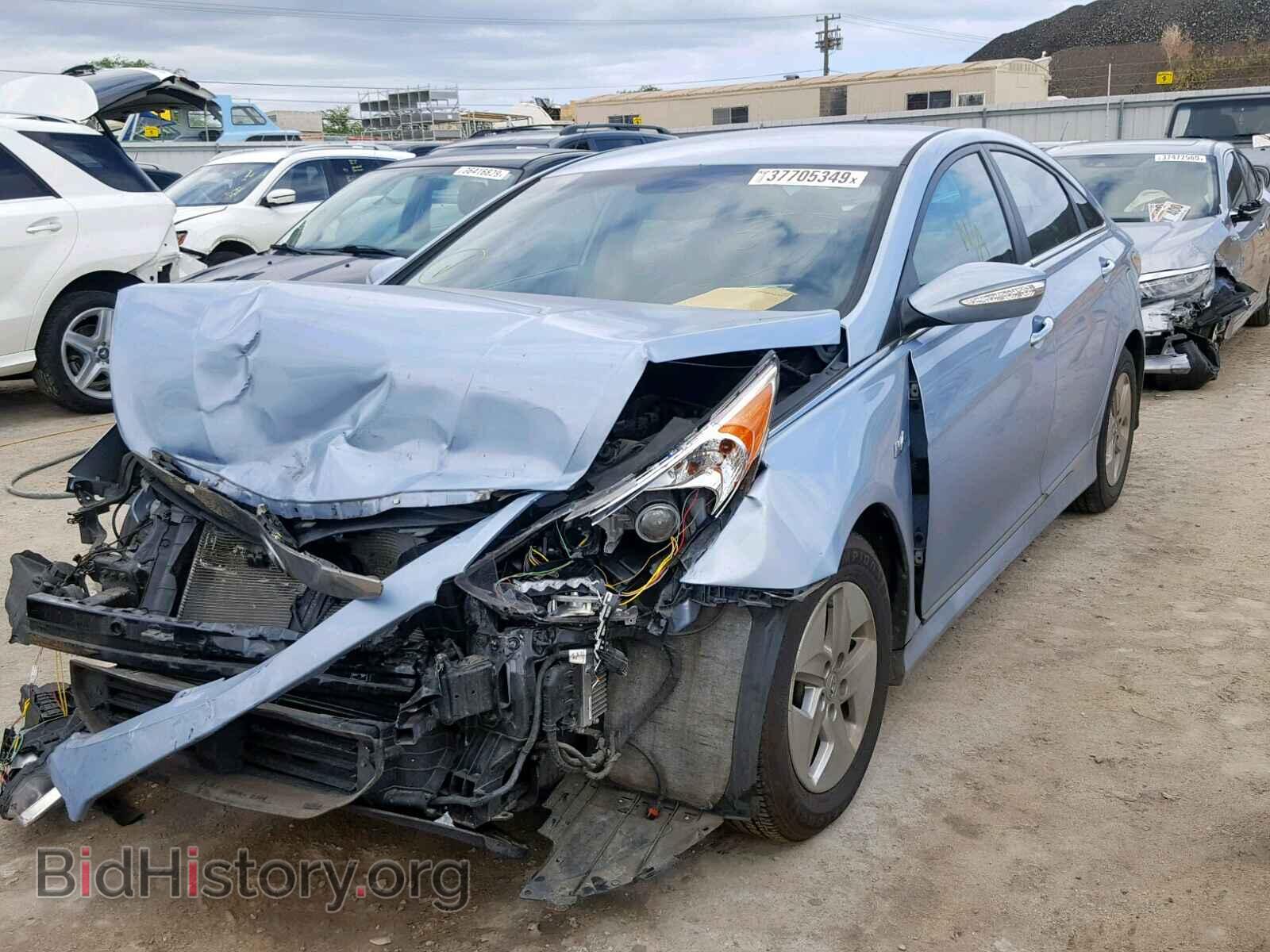 2012 HYUNDAI SONATA - VIN: KMHEC4A49CA055465 - Фото 2