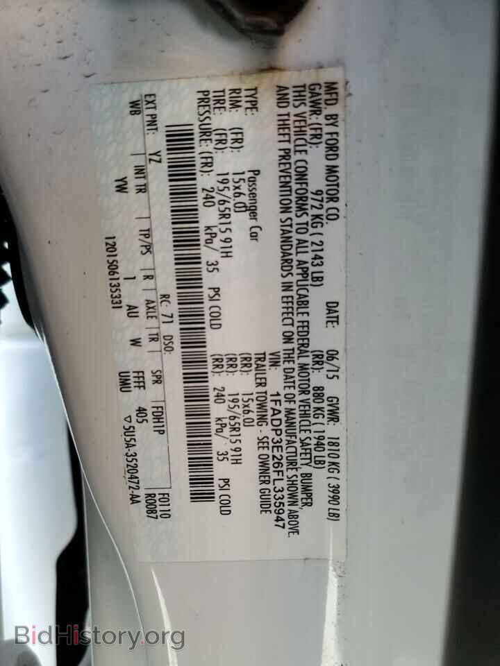 2015 FORD FOCUS - VIN: 1FADP3E26FL335947 - Photo 12