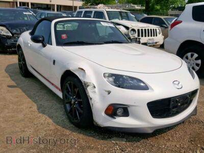 2013 Mazda MX5 MX-5 Miata, white — VIN JM1NC2LF4D0230493, Copart