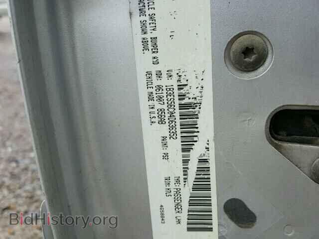 2004 DODGE NEON - VIN: 1B3ES56C04D636352 - Фото 10