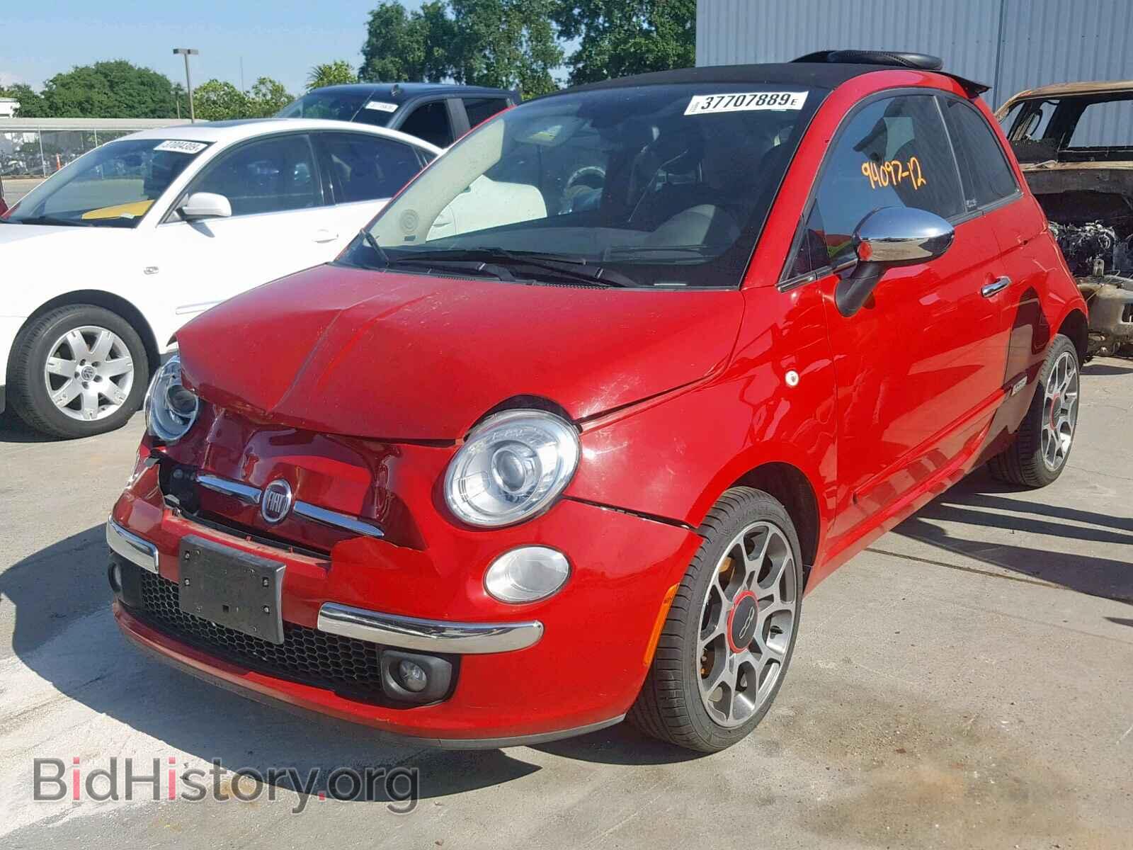 2012 FIAT 500 - VIN: 3C3CFFER7CT260655 - Фото 2