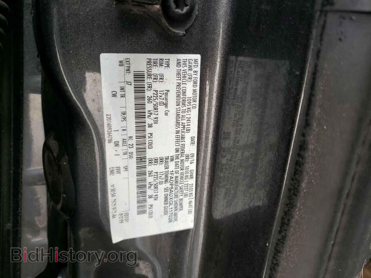 2016 FORD CMAX - VIN: 1FADP5AUXGL117028 - Photo 13