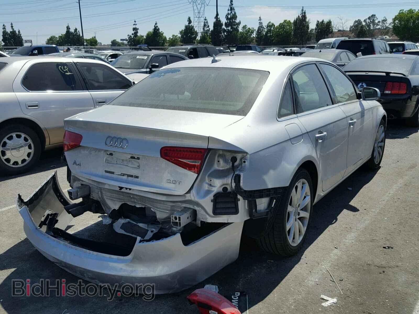 2013 AUDI A4 - VIN: WAUEFAFL2DN009235 - Фото 4