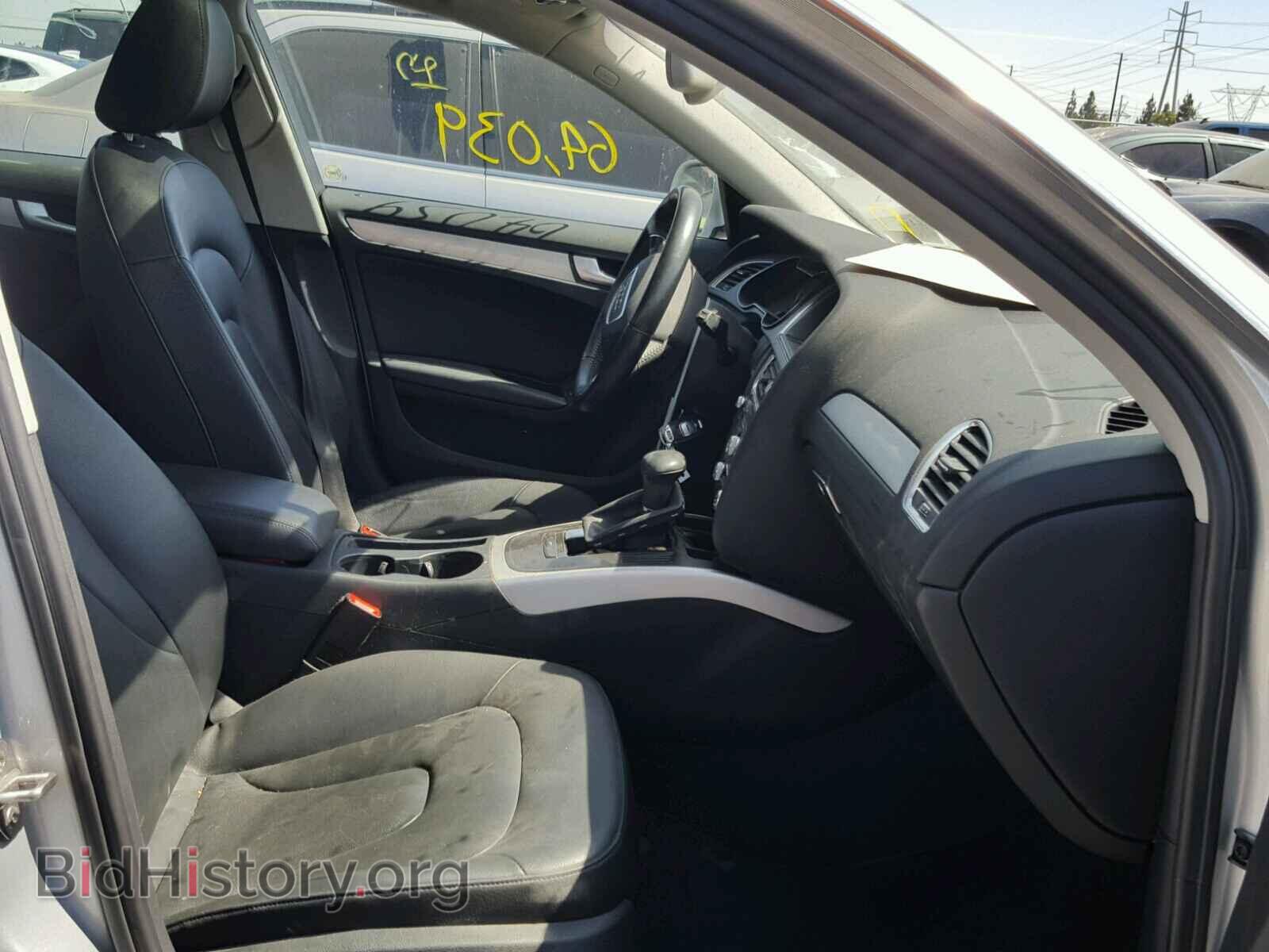 2013 AUDI A4 - VIN: WAUEFAFL2DN009235 - Фото 5