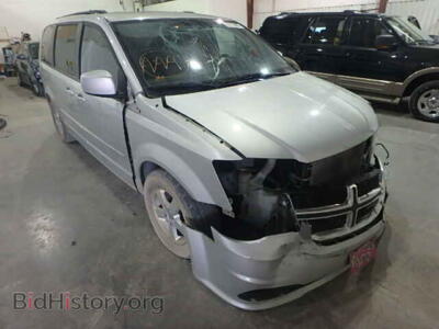 2011 Dodge CARAVAN Grand Cara, серебристый — VIN 2D4RN3DG4BR764818, Copart