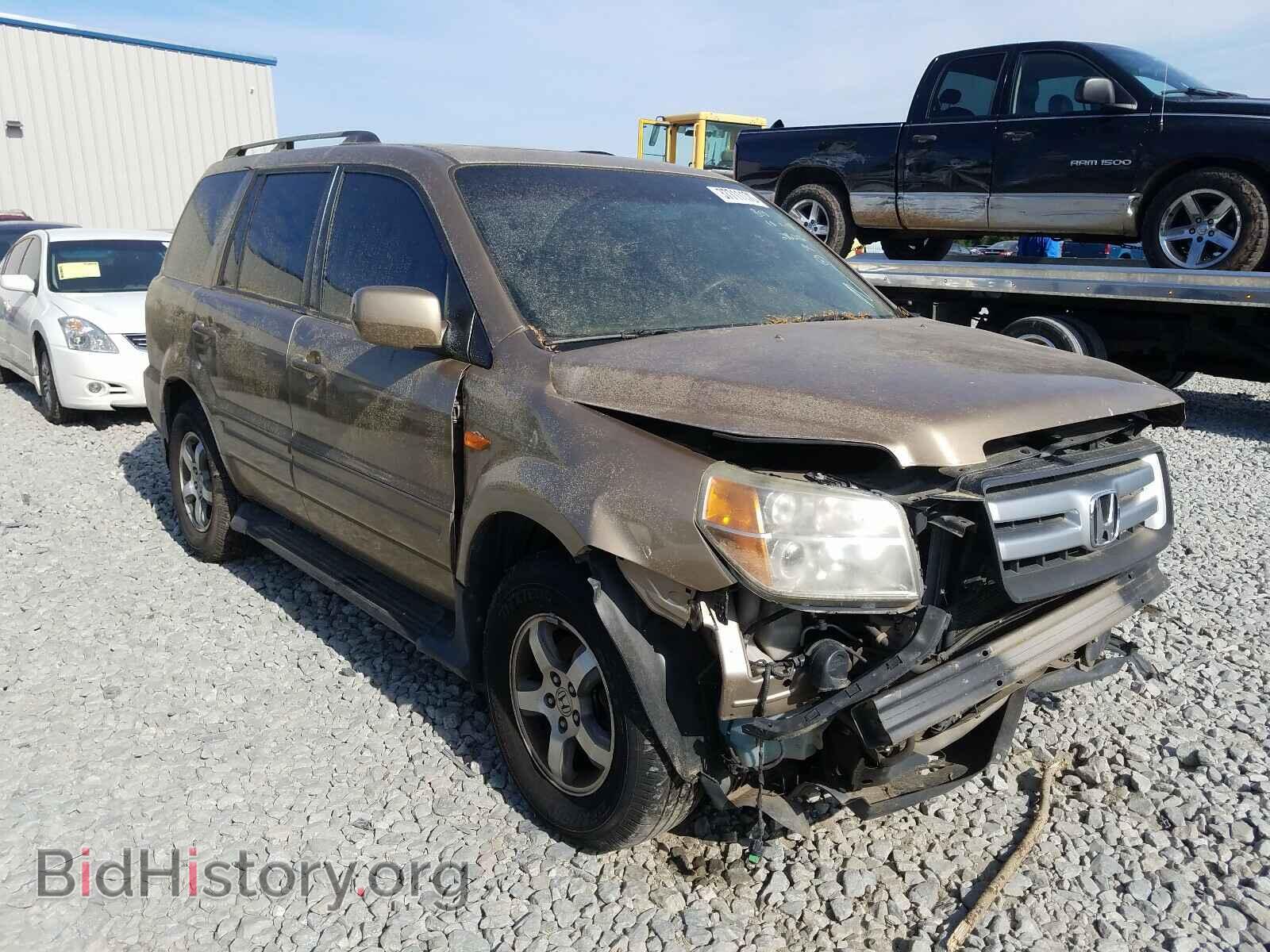 Photo 5FNYF287X6B036643 - HONDA PILOT 2006