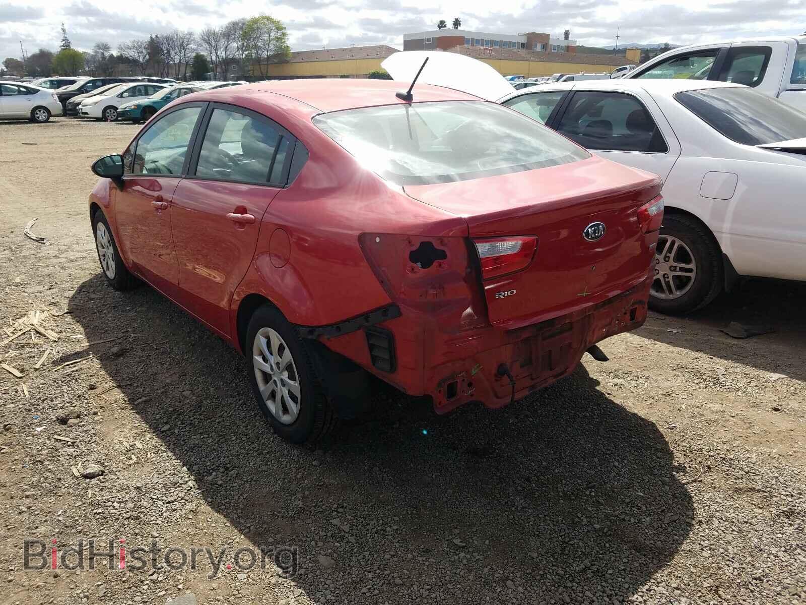 2013 KIA RIO - VIN: KNADM4A34D6135407 - Фото 3