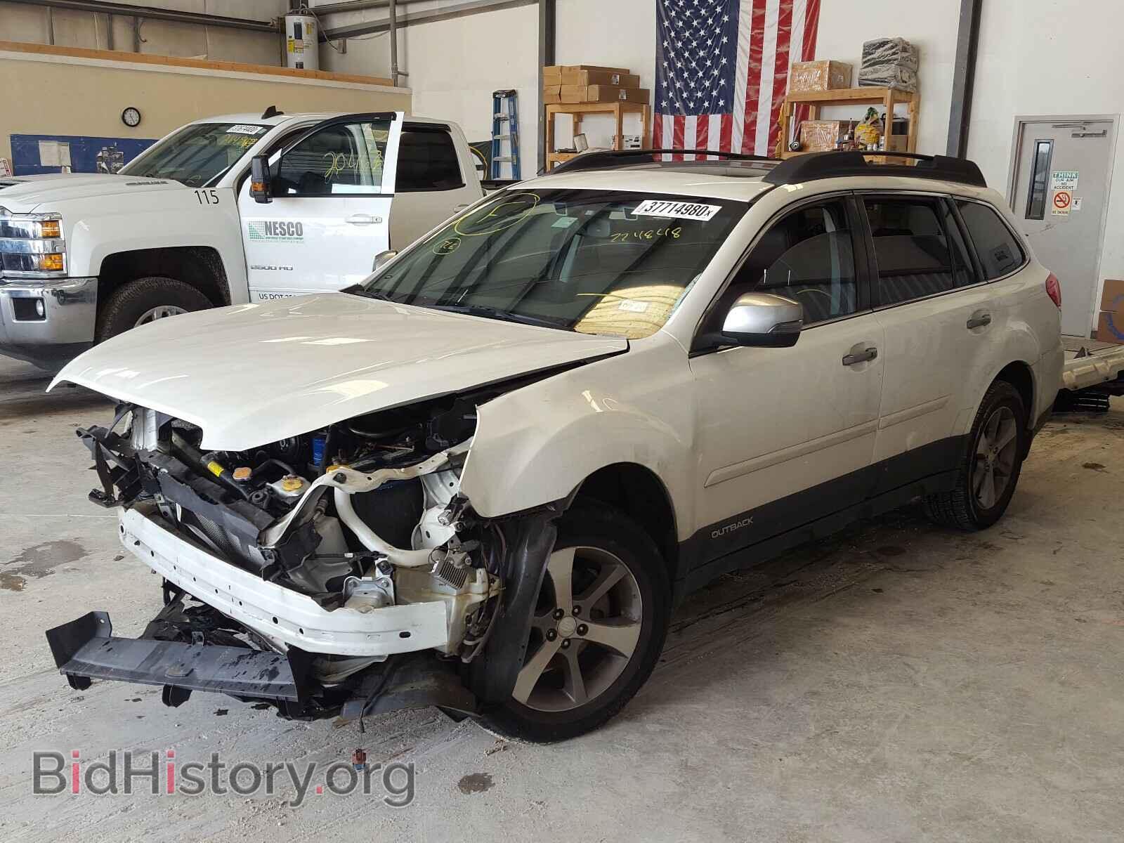 2014 SUBARU OUTBACK - VIN: 4S4BRCPC3E3224848 - Фото 2