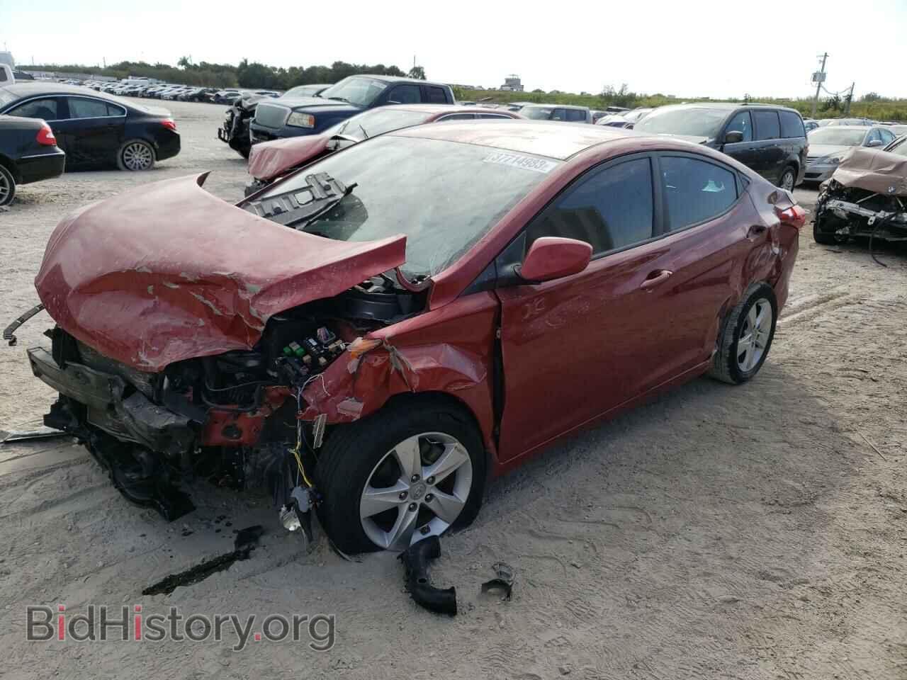Photo KMHDH4AE1CU436005 - HYUNDAI ELANTRA 2012