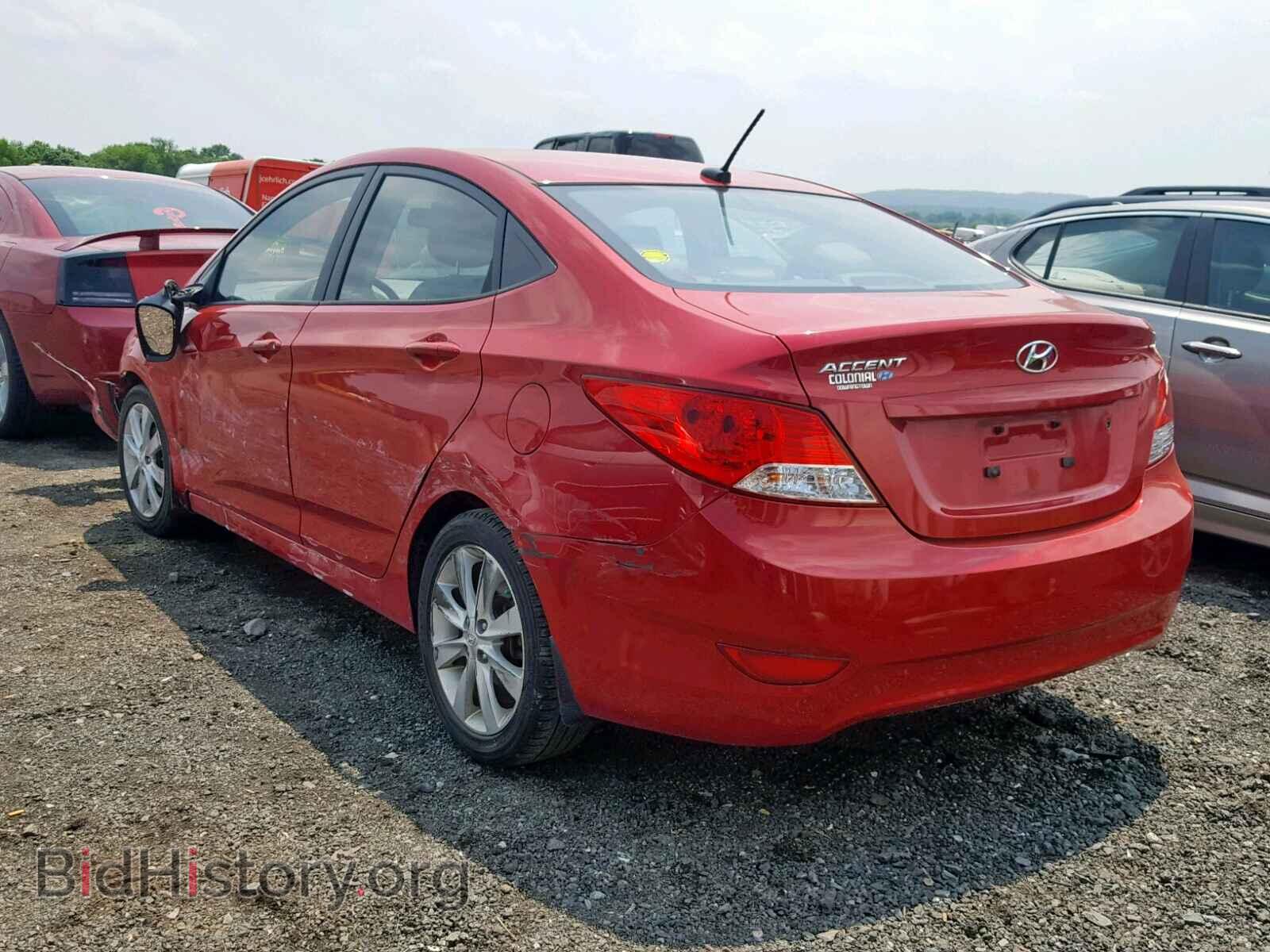 2014 HYUNDAI ACCENT - VIN: KMHCU4AE7EU589790 - Фото 3