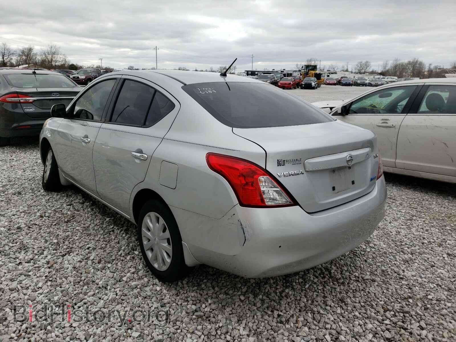 2012 NISSAN VERSA - VIN: 3N1CN7AP1CL896189 - Фото 3