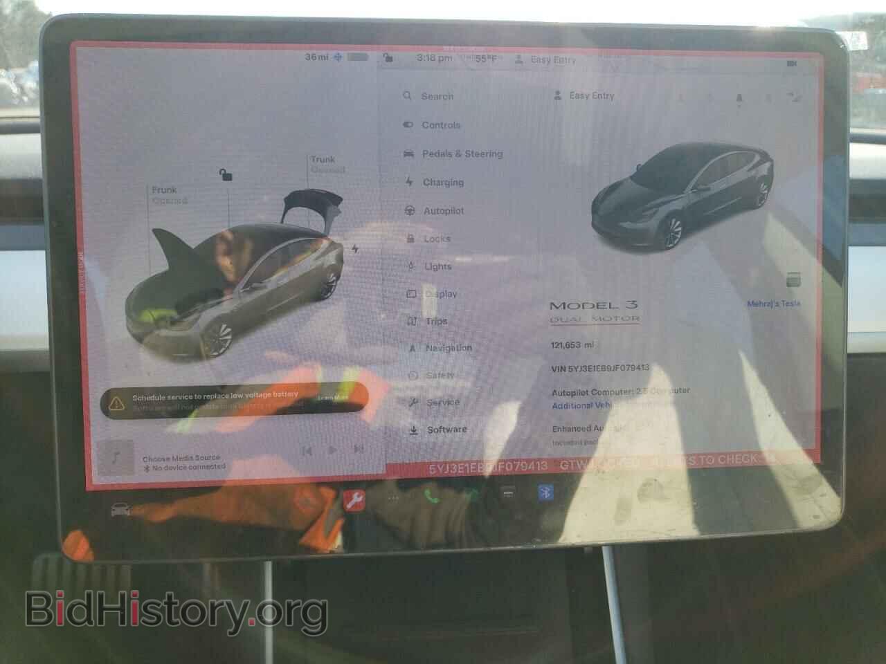 2018 TESLA MODEL 3 - VIN: 5YJ3E1EB9JF079413 - Photo 9