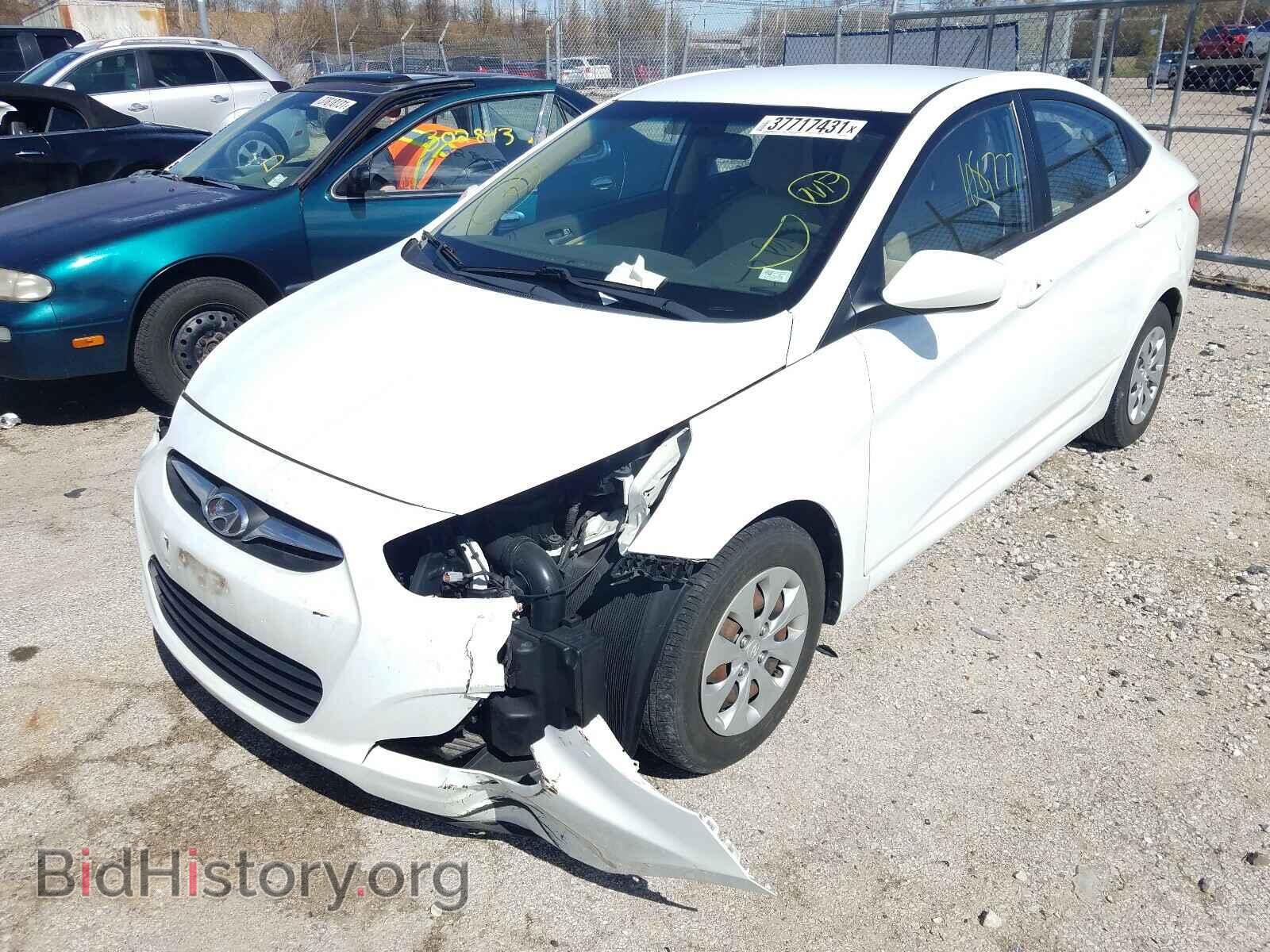 2014 HYUNDAI ACCENT - VIN: KMHCT4AE1EU661599 - Фото 2
