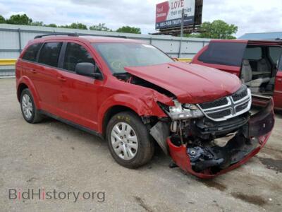 2016 Dodge JOURNEY SE, красный — VIN 3C4PDCAB0GT141751, Copart