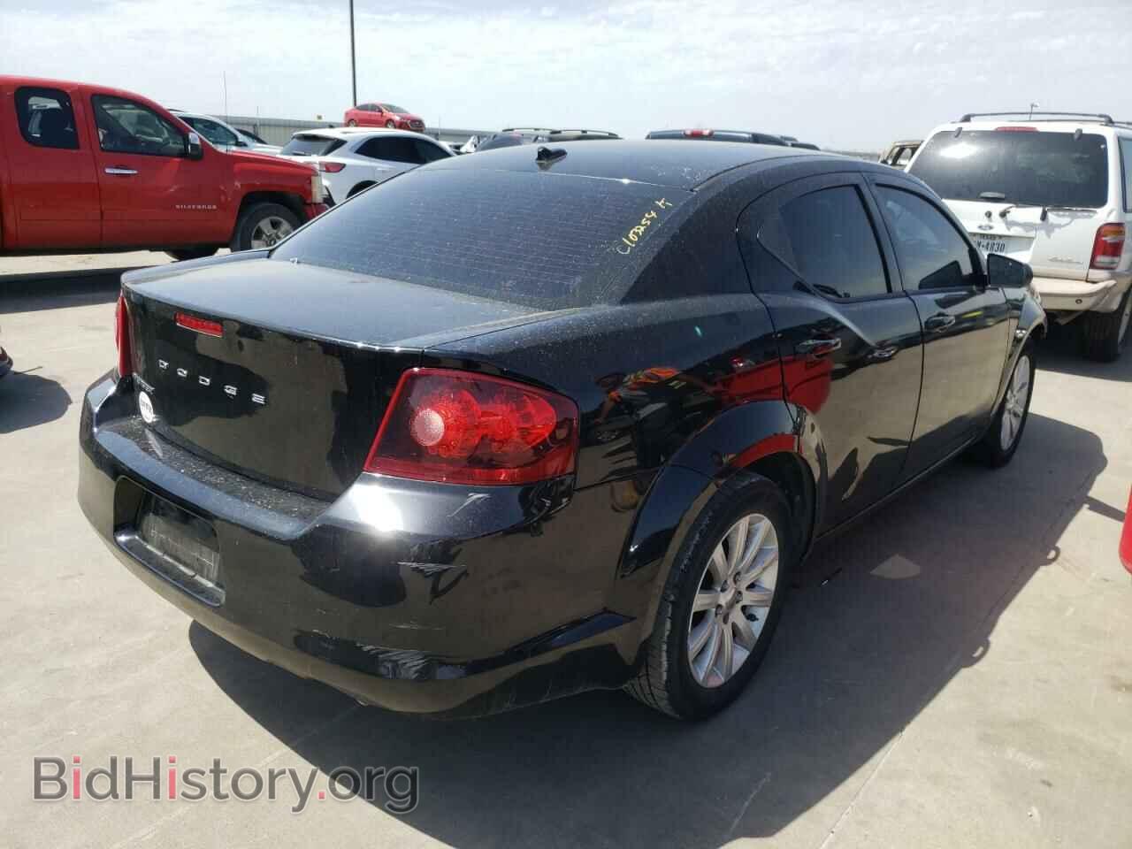 2014 DODGE AVENGER - VIN: 1C3CDZAG4EN104698 - Фото 4