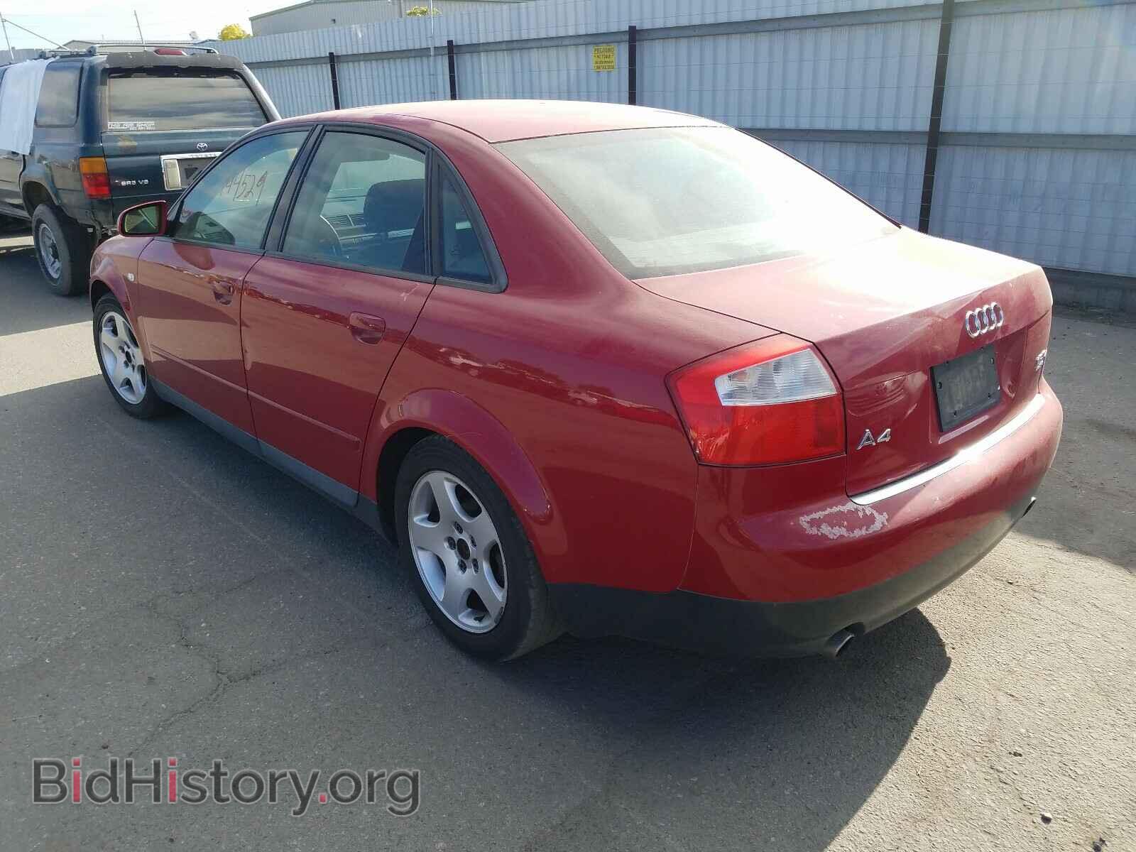 2002 AUDI A4 - VIN: WAULC68E42A305860 - Фото 3