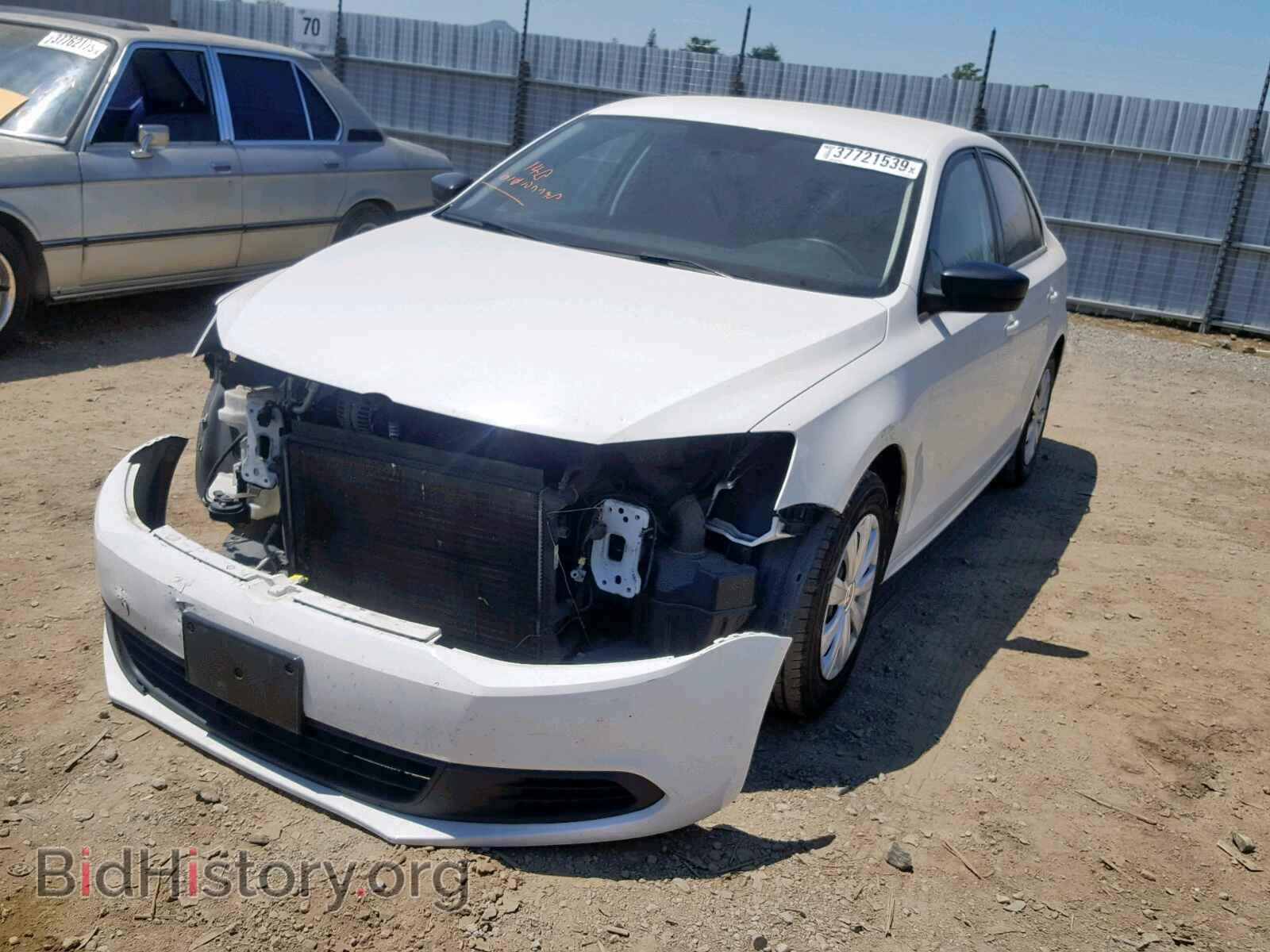 2014 VOLKSWAGEN JETTA - VIN: 3VW1K7AJ8EM390622 - Фото 2