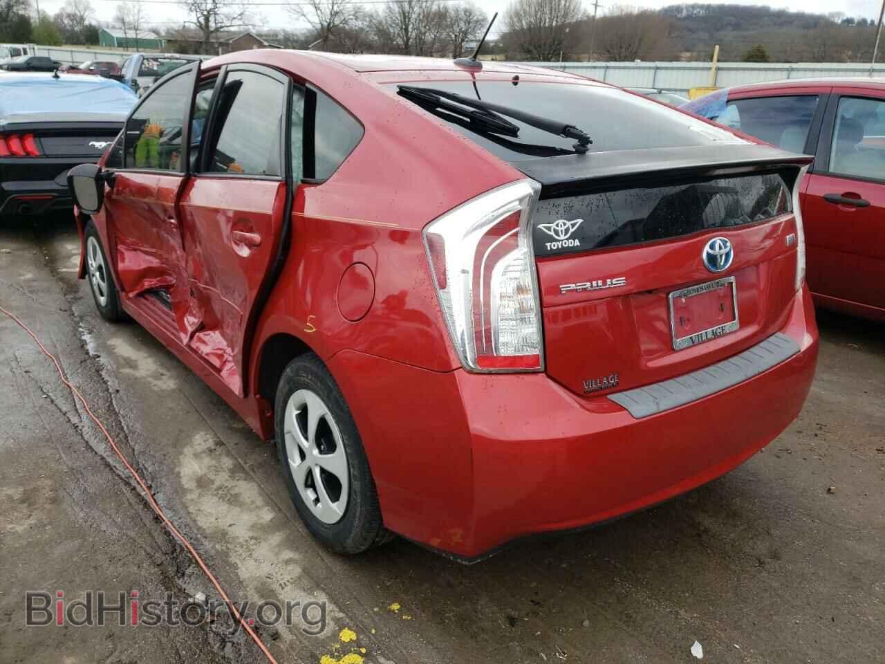 2013 TOYOTA PRIUS - VIN: JTDKN3DU9D0350693 - Фото 3